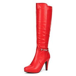DREAM PAIRS Women's Knee High High Heel Boots